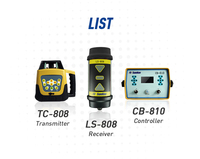 Récepteur de contrôle de machine pour niveleurs laser rotatifs – Équipement de nivellement laser rotatif pour la topographie