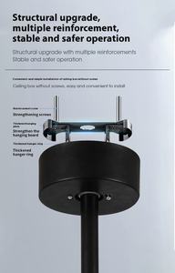 <span class=keywords><strong>Ventilador</strong></span> de <span class=keywords><strong>techo</strong></span> LED con Control remoto de 52 pulgadas nórdico moderno, 3 aspas de madera maciza, Motor Bldc con luz para sala de estar - Product Image 3