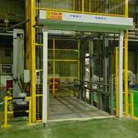 Heißer Verkauf: Hochwertiger 1T 2T 3T 4T 5T Elektrischer Vertikaler Schienen-Güteraufzug für Fabriken