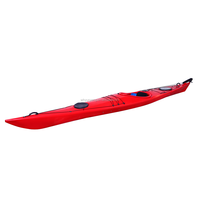 Tolee plus récent bateau de kayak d'océan pour une personne kayak assis en plastique LLDPE avec gouvernail nouveau design