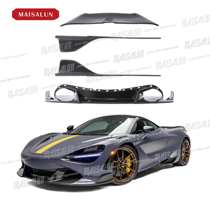 Precios de fábrica, Kit de carrocería de fibra de carbono para <span class=keywords><strong>Mclaren</strong></span> <span class=keywords><strong>720S</strong></span> actualizado a estilo V con parachoques trasero delantero, alerón trasero, faldas laterales - Product Image 1