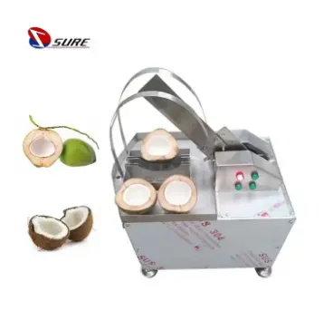 Machine de découpe de noix de coco, coupeur de noix de coco jeune, machine d'ouverture de noix de coco fraîche