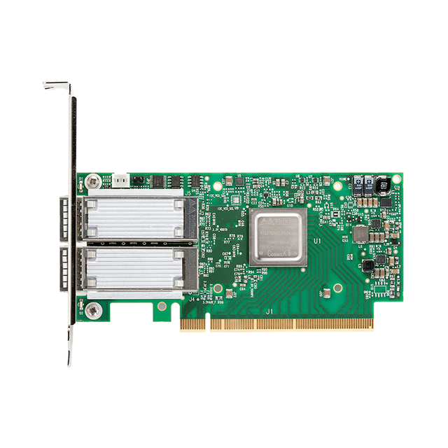 MCX516A-CCAT Mellanox MCX516A-CCAT Network Card InfiniBand PCIE IB VPI Dual-Port 100GbE QSFP28 Ethernet Server Internal PCI
