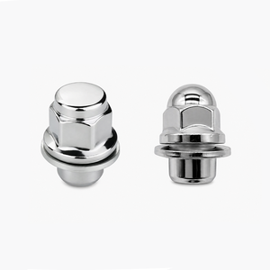 Écrou <span class=keywords><strong>de</strong></span> <span class=keywords><strong>roue</strong></span> chromé M12x1.5 avec rondelle plate antirouille <span class=keywords><strong>pour</strong></span> jantes en alliage d'origine <span class=keywords><strong>Toyota</strong></span> Camry Corolla – Réparation - Product Image 1