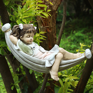 Garden and Courtyard Decoration Cartoon Character Retro Home Landscape European Style Creative Resin Crafts Ornaments