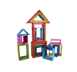Высокое качество, цветные, YunHe производственным предприятием, деревянные kapla DIY деревянные строительные блоки игрушка - Product Image 3