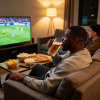 Verre à bière côtelé avec poignée, tasse à rayures verticales épaissie transparente de 600-800 ml pour bars et tables de fête