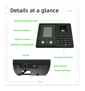 Ebkn vi 410 đa ngôn ngữ C # java RS485 thông minh chấm công hệ thống kỹ thuật số đấm máy tham dự - Product Image 5