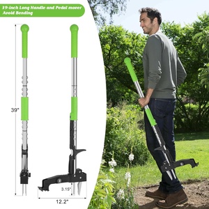 Outil d'extraction de <span class=keywords><strong>mauvaises</strong></span> <span class=keywords><strong>herbes</strong></span> détachable pour jardin, avec long manche en métal - Product Image 6