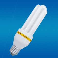 หลอดไฟ CFL ขั้ว E27 รูปทรง 3U แสงขาว 6000K 80 ลูเมนต์/วัตต์ 720 ลูเมน 6000 ชั่วโมง CRI 80 AC 220V รับประกัน 2 ปี OEM ควบคุมด้วยสวิตช์พลาสติก - Product Image 5