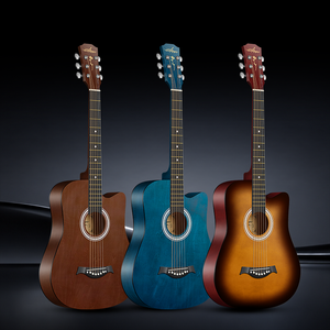 Chitarra Acustica <span class=keywords><strong>38</strong></span> Pollici per Principianti e Studenti, Vendita all'Ingrosso a Prezzo Conveniente, Personalizzabile OEM, Direttamente dalla Fabbrica - Product Image 2