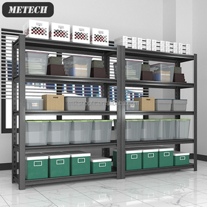 מתכת מתכווננת מדף ללא חובה בינוני אחסון מחסן מדפי מתכת עבור תצוגה - Product Image 6