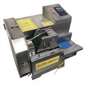 Trancheuse automatique commerciale pour viande cuite avec épaisseur réglable, idéale pour trancher le bacon et les jambons, équipement spécial pour les délicatesses - Product Image 3