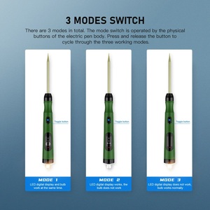 ปากกาทดสอบไฟฟ้าอเนกประสงค์ 5-30V แบบดิจิตอล พร้อมไฟ LED สำหรับยานยนต์ หัวหนีบแบบจระเข้ - Product Image 6