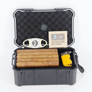 Custodia sigari di lusso con ABS e vetro smerigliatrice impermeabile scatola di rifornimento di rotolamento e accessori Cheirinho per Conjunto Para Fumar - Product Image 1