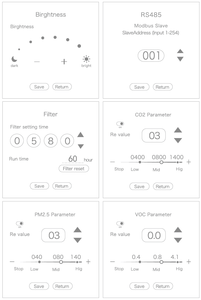 Ventilador de escape de ventilación de PVC inteligente con controlador de termostato, <span class=keywords><strong>control</strong></span> de aplicación WiFi, tipo de calefacción para el hogar o la oficina - Product Image 5