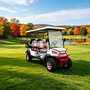 Luxury <b>Cheap</b> 6 Seats Antique Electric Classic Golf Cart for Wedding Resort Hotel Golf Cart For Resort Use - Product Image 1