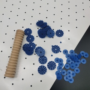 Tapis d'<span class=keywords><strong>acupuncture</strong></span> portable, tissu en maille PVC nylon, tapis de massage avec bâton de massage en bois, à faire soi-même - Product Image 3