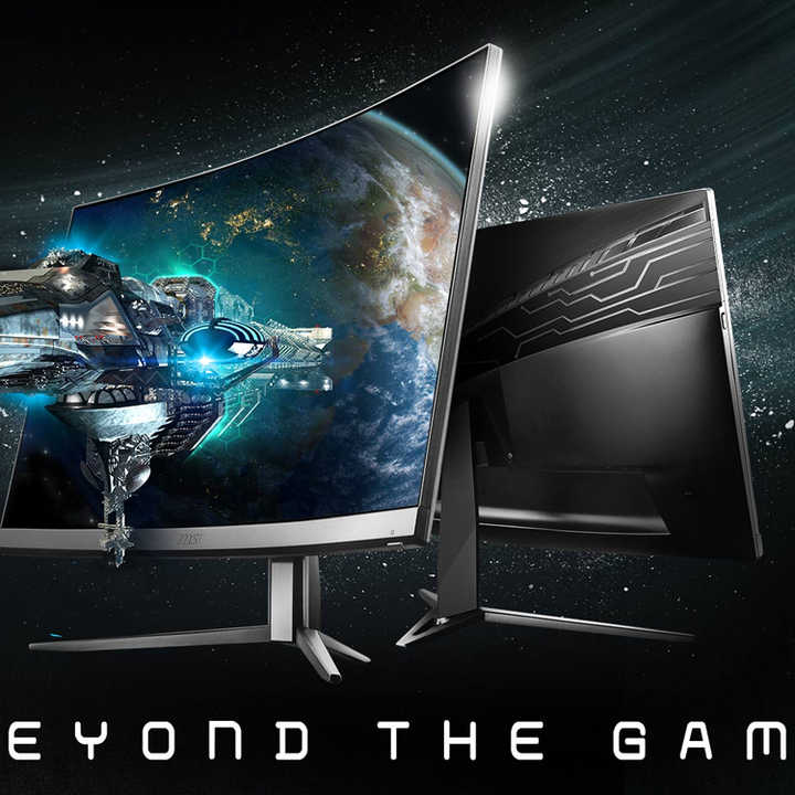 MSI MAG241CVリフレッシュレートカーブドゲーミングモニター、23.6/24  