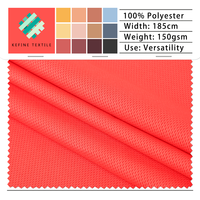 Tissu en maille respirant à séchage rapide 150 GSM, 100 % polyester extensible, pour vêtements de sport, t-shirts, impression par sublimation