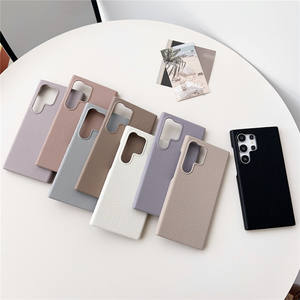 Coque de téléphone en cuir d'agneau d'affaires pour Samsung S25 S22 Plus S23FE S24 Ultra A55 A35 A25 A15 A54 A34 A24 A14 <span class=keywords><strong>A53</strong></span> A33 A13 <span class=keywords><strong>A22</strong></span> - Product Image 3