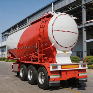 Semirremolque Popular y Duradero de 3 Ejes para Cemento a Granel con Buen Sellado para Transporte de Carga en África - Product Image 6