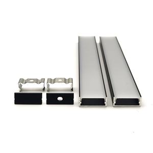 Profilé en aluminium linéaire <span class=keywords><strong>LED</strong></span> E-009 25*10MM 6063, prix d'usine, avec couvercle en plastique PC pour éclairage de bande <span class=keywords><strong>LED</strong></span> au sol - Product Image 2