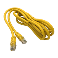 Kabel LAN Ethernet CAT6 UTP Kecepatan Tinggi 1Gbps CYX, Konektor RJ45 Jantan 8P8C, Isolasi PVC, Panjang 2M, Konduktor CCA untuk Komputer