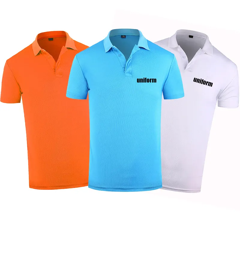Uniformes escolares de verano para niños y niñas, camisetas de polo con logotipo personalizado en blanco, venta al por mayor