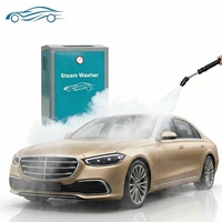 Appareil de lavage de voiture à vapeur professionnel SW-9A - Électrique en acier inoxydable pour le nettoyage extérieur et intérieur des voitures, fonctionnement continu