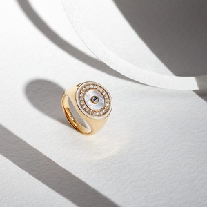 Anillo <span class=keywords><strong>de</strong></span> Plata <span class=keywords><strong>de</strong></span> Ley 925 <span class=keywords><strong>con</strong></span> Diamantes y Zafiros, Bañado en <span class=keywords><strong>Oro</strong></span> <span class=keywords><strong>de</strong></span> 18k, Diseño <span class=keywords><strong>de</strong></span> Fritillary, para Mujer, <span class=keywords><strong>de</strong></span> Milskye Luxury Jewelry - Product Image 6