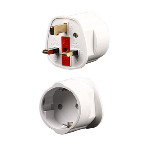 İngiliz alman avrupa standartları ticari kullanım için soket adaptörü dönüştürücü ile çok standart ABS fiş - Product Image 1