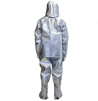 Combinaison aluminisée résistante à la chaleur de 1000 degrés Combinaison ignifuge Vêtement de protection contre les radiations thermiques Haute température Protection contre la chaleur