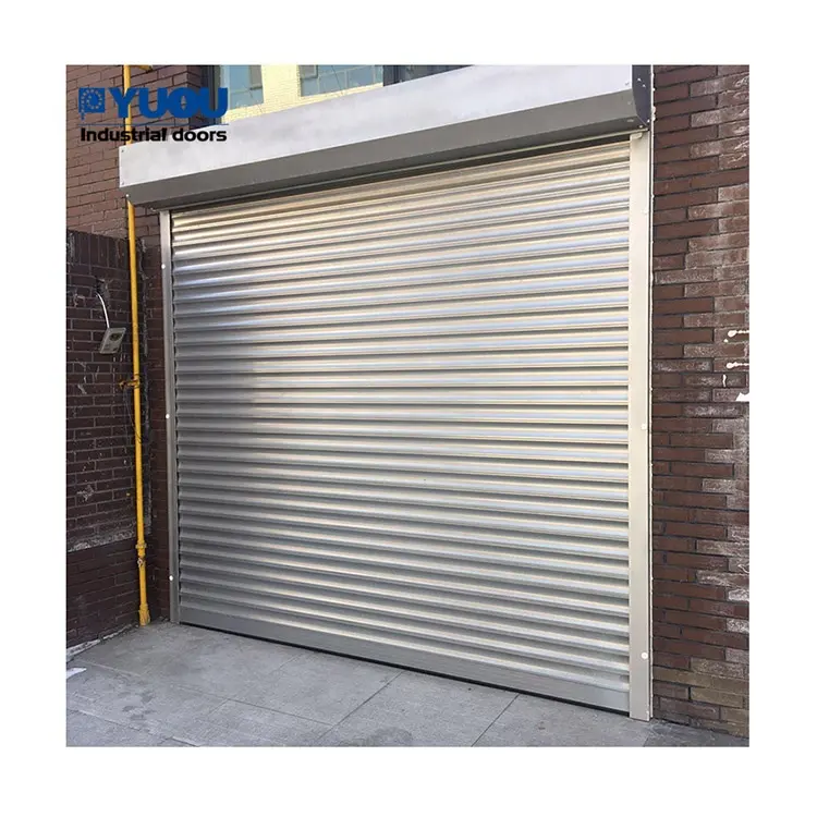 Colorful and Strong aluminum roller shutter insulated Durable electric gate commercial Rolling up Garage Doors