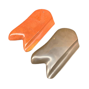 Natural Bian Stone Body Gua Sha Masajeador Manual Bian Stone Scraping Board Body Meridian Dragado y Herramienta de Drenaje Linfático - Product Image 1