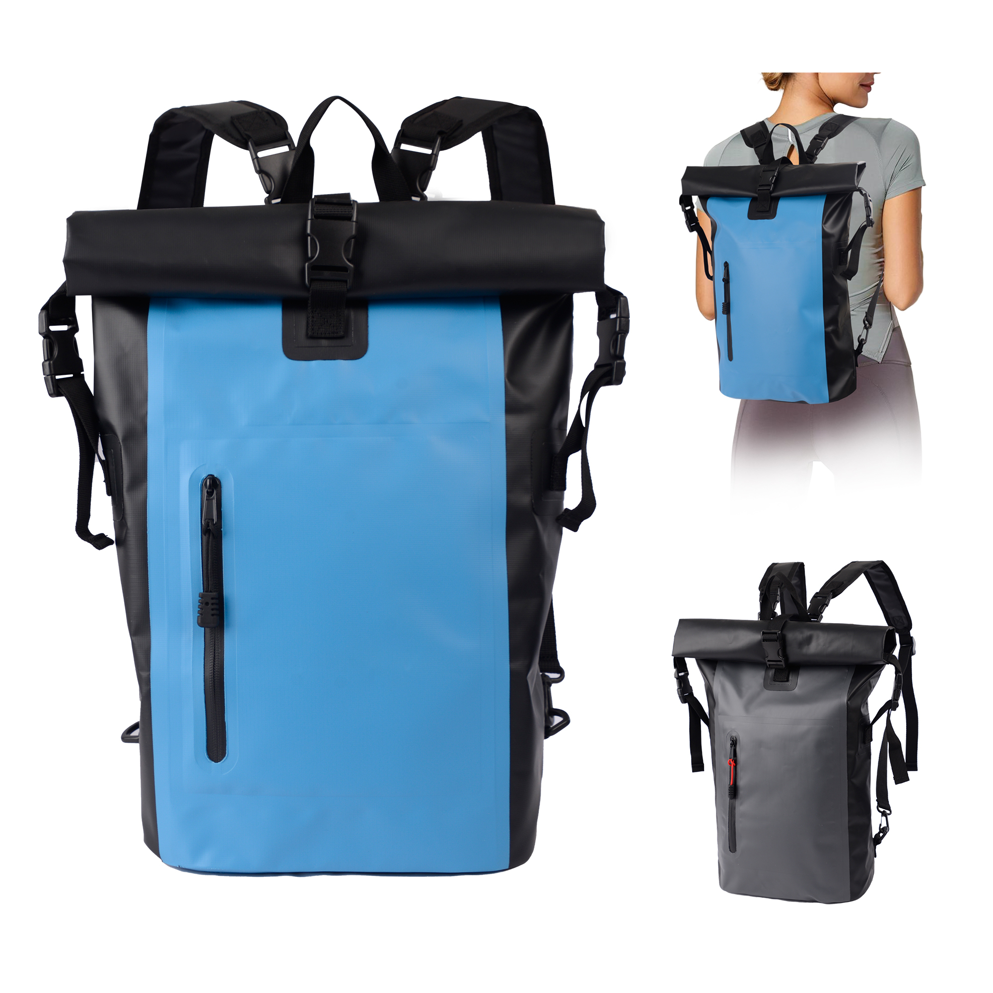 Waterproof Roll Dry Backpack