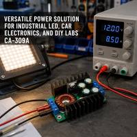 DC-DC 9A 300W Buck konverter Step Down, konverter penguat 150W 5-40v sampai 1.2-35v modul daya