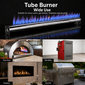 Tubo Bruciatore a Gas Personalizzato per <span class=keywords><strong>Forno</strong></span> <span class=keywords><strong>Pizza</strong></span>, Ricambio in Acciaio Inossidabile per Forni <span class=keywords><strong>Pizza</strong></span> Commerciali, <span class=keywords><strong>Accessori</strong></span> da Cucina - Product Image 2