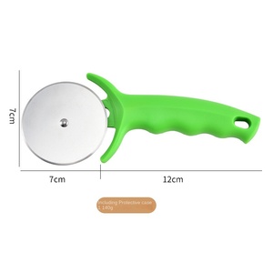 Cortador de Pizza Wanlai 430 de Acero Inoxidable con Mango de Plástico, Cuchillo de Rueda Mediana para Panqueques, Herramienta de Repostería de Una Sola Rueda, Yangjiang - Product Image 2