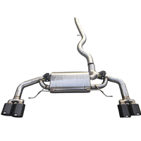 Système d'échappement Catback avec silencieux pour BMW 325i 330i G20 2.0T B48 2020-2023 Haute performance avec tuyau d'échappement à valve