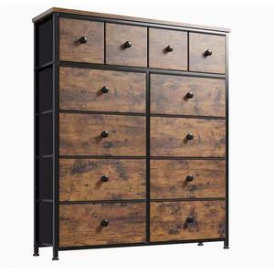 Mobilier moderne de salon personnalisé <span class=keywords><strong>Commode</strong></span> en bois à armature en métal de couleur nature avec poignées et 12 tiroirs - Product Image 1