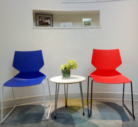 Table Ronde Moderne en Acier Inoxydable pour Salle à Manger et Bar de Villa