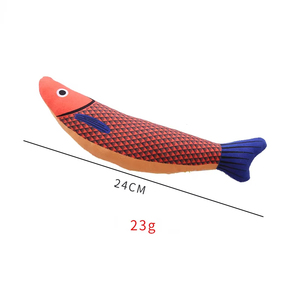 Fournitures pour animaux de compagnie à la mode Kicker interactif jouets Durable poisson forme <span class=keywords><strong>Nip</strong></span> et mâcher mouvement jouet pour animaux de compagnie - Product Image 4