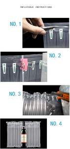 סיטונאי מותאם אישית מותכת בועת גל הלם כרית אוויר מעובה אריזה הגנה עמודת אריזה - Product Image 5