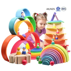 wholesale custom intelligence toys building blocks kids educational wooden toys
