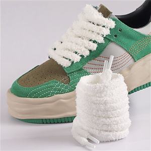 Lacets Moelleux Tendance Personnalisés en Peluche – Accessoires de Chaussures en Corde Premium 9mm pour Baskets en Toile Homme et Femme - Product Image 2