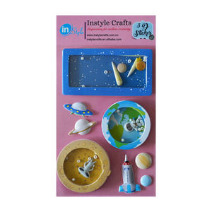 สติกเกอร์3D สำหรับเด็กแบบใช้ซ้ำได้ลายการ์ตูนสติกเกอร์ DIY กันน้ำของเล่นเด็ก - Product Image 3