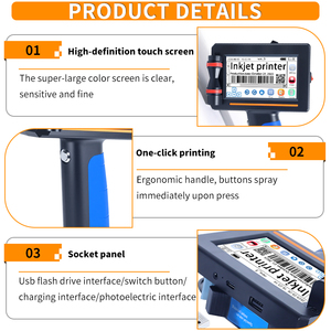 Nieuwe Model Handheld Inkjet Printer Pistool Datum En <span class=keywords><strong>Batch</strong></span> <span class=keywords><strong>Code</strong></span> Drukmachine Voor Dozen Zakken - Product Image 5