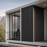 Maison modulaire en acier pour logements résidentiels, hébergements de villégiature et espaces commerciaux compacts