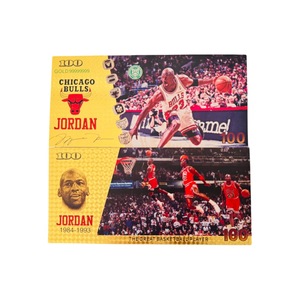 Billet de banque commémoratif des athlètes américains Kobe, <span class=keywords><strong>James</strong></span> et <span class=keywords><strong>Jordan</strong></span>, à personnaliser pour autocollant - Product Image 1